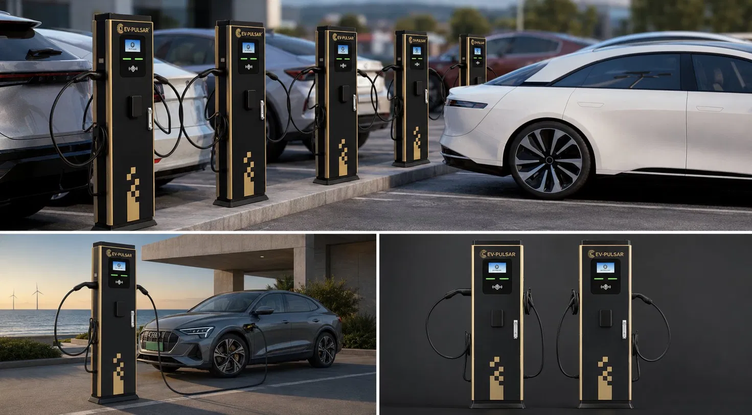 EV-Pulsar Charging Stations Collage
